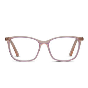 MUSE ZOLTAN 35-001817 PURPLE PINK CLEAR AUTHENTIC EYEGLASSES 53-16-145